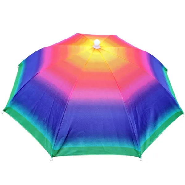 Рыба зонтик Шляпа Складной Открытый солнцезащитный козырек Водонепроницаемая крышка (Multi)