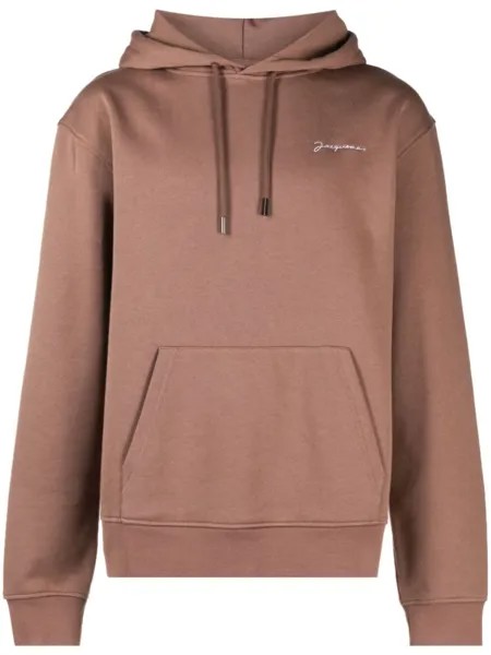 Jacquemus худи Le Sweatshirt Jacquemus с логотипом, коричневый