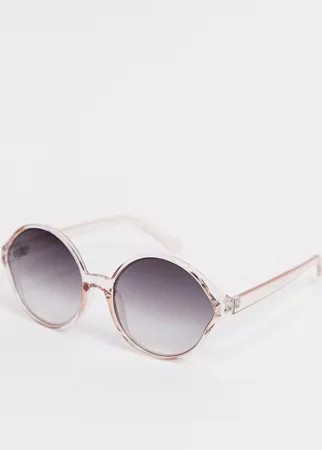 Круглые розовые солнцезащитные очки AJ Morgan-Розовый цвет