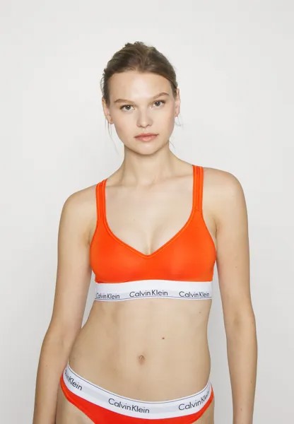 Бюстгальтер-бюстье LIFT Calvin Klein Underwear, неоновый оранжевый