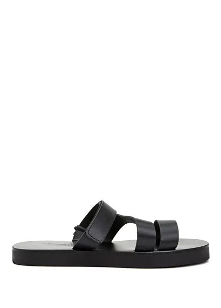 Мужские кожаные тапочки Ancient Greek Sandals, черный
