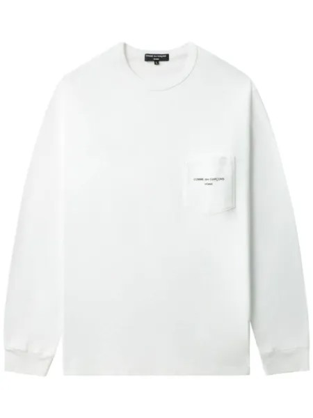 Comme des Garçons Homme футболка с логотипом, белый