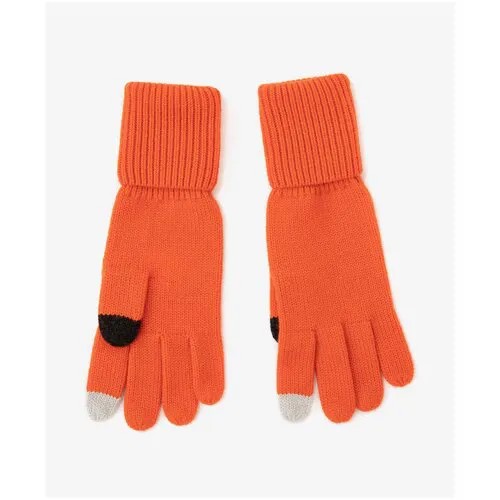 Перчатки Gulliver демисезонные, шерсть, размер 16, оранжевый