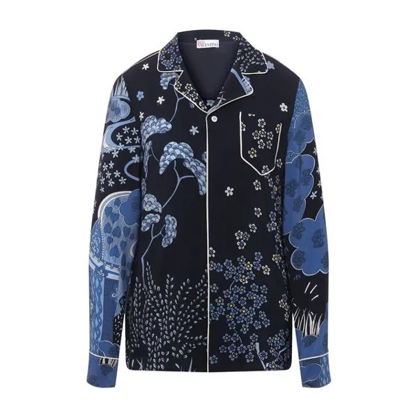 Шелковая рубашка REDVALENTINO