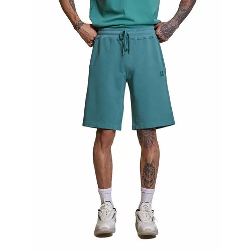 Бермуды  C.P. Company COTTON FLEECE CARGO SHORTS, размер S, зеленый