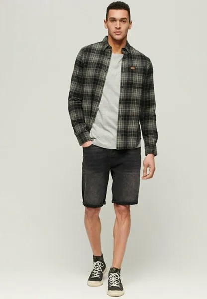 Рубашка LONG SLEEVE LUMBERJACK Superdry, цвет drayton check black
