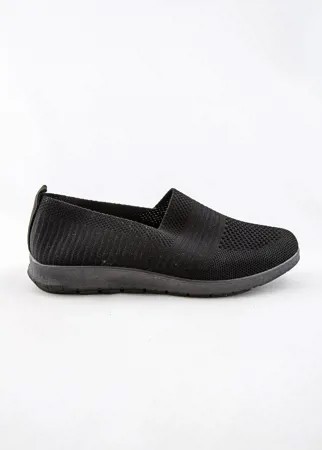 Полуботинки (туфли) женские Fashion H13601-1 текстиль (37, Черный)