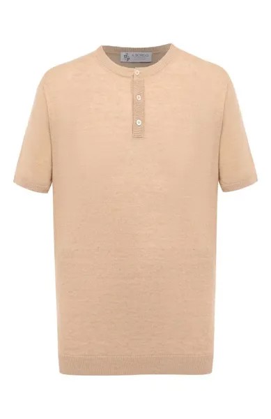 Джемпер изо льна и хлопка Il Borgo Cashmere