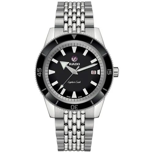 Наручные часы RADO, черный, серебряный