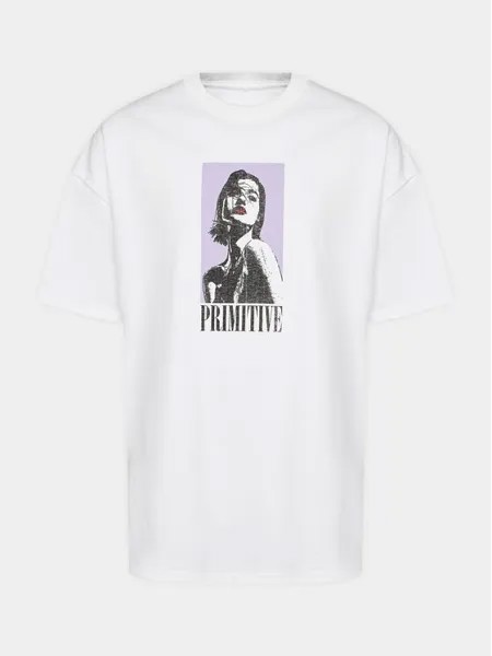 Футболка стандартного кроя Primitive, белый