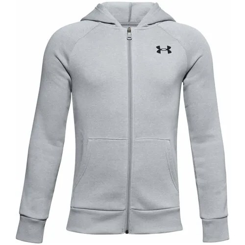 Толстовка Under Armour UA RIVAL COTTON FZ HOODIE Дети 1357613-011 YLG