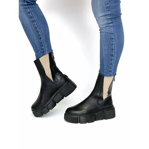 Ботинки Nila & Nila, размер 37, бежевый, черный