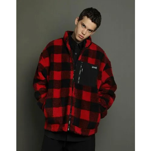 Бомбер Gloria Jeans Ready! Steady! Go!, размер L/182 (48), черный, красный