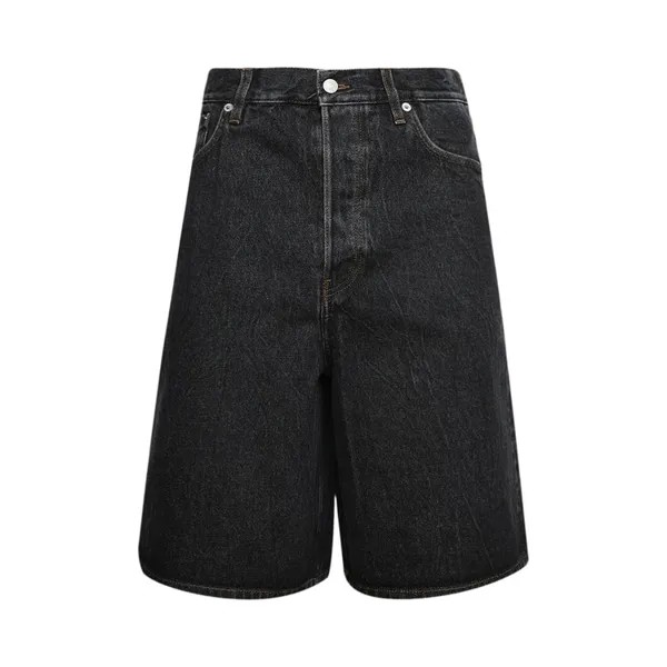 Шорты Dries Van Noten Loose Denim Shorts, черный