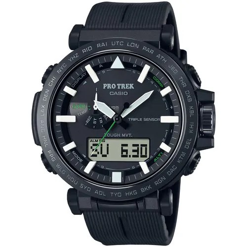 Наручные часы CASIO Pro Trek 78861, серый, серебряный