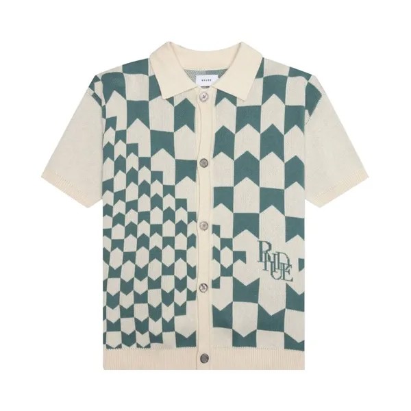 Поло Rhude Cashmere Racing 'Light Blue', синий