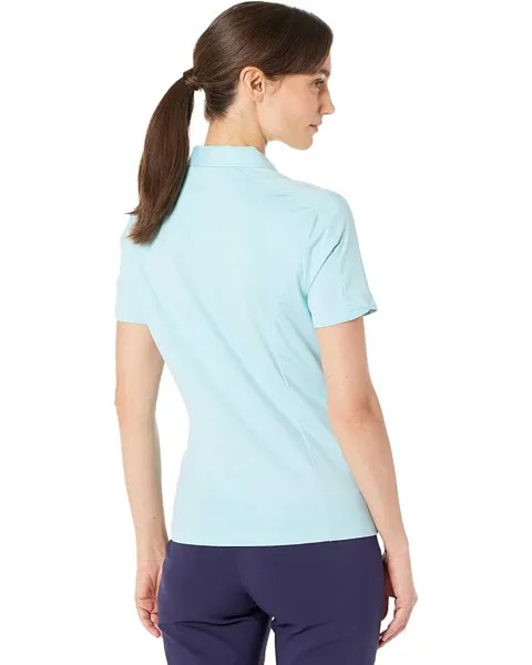 Поло Callaway Tonal Color-Block Heather Polo, цвет Light Santorini Blue Heather