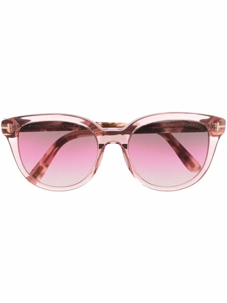 TOM FORD Eyewear солнцезащитные очки Olivia 02 в прямоугольной оправе