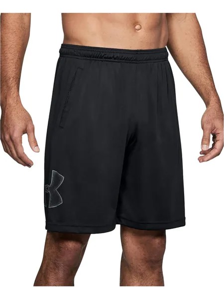 Мужские шорты с логотипом Heatgear Under Armour, цвет Black/Yellow
