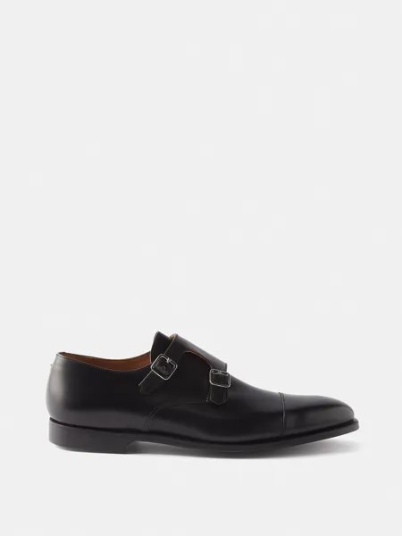 Туфли lowndes с ремешком монки Crockett & Jones, черный