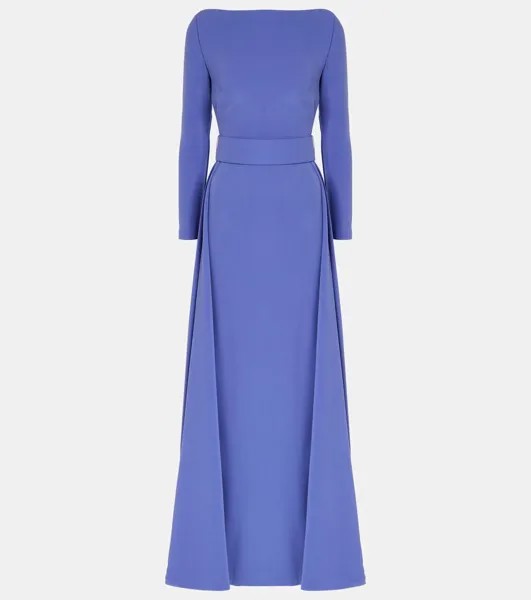 Платье из крепа Shayla Solace London, цвет periwinkle
