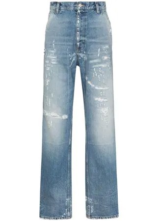 Gucci джинсы с эффектом потертости