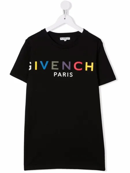 Givenchy Kids футболка с логотипом
