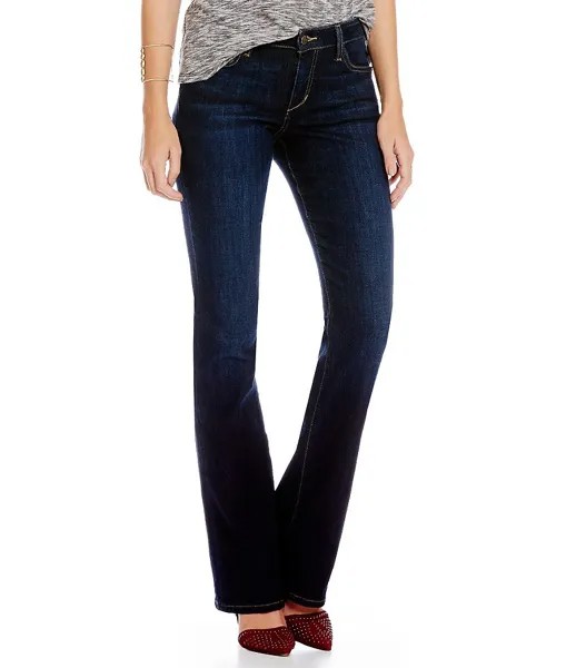 Joe's Jeans Джинсы Rikki Curvy Honey Bootcut со средней посадкой, синий