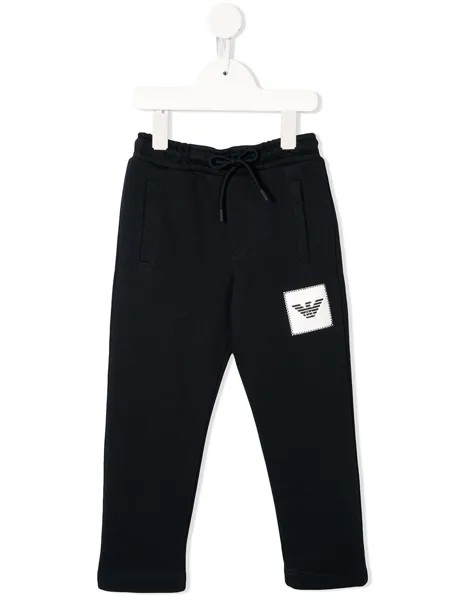 Emporio Armani Kids спортивные брюки с логотипом