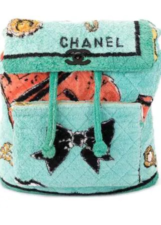 Chanel Pre-Owned фактурный стеганый рюкзак 1994-го года