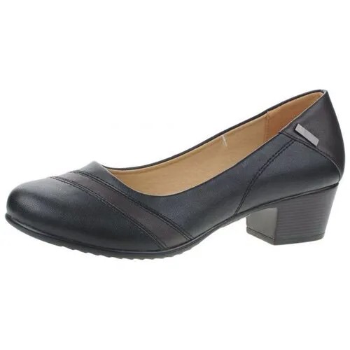 Туфли женские, цвет черный, размер 41, бренд Avenir, артикул 2524-S62696BF