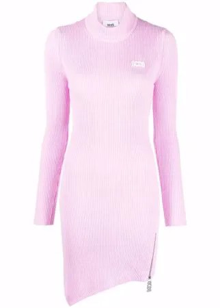 Gcds logo-patch knitted short dress