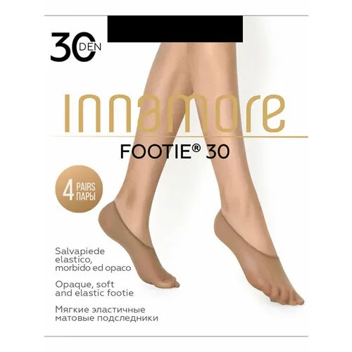 Подследники Innamore, 30 den, 4 уп., размер Б/Р, miele