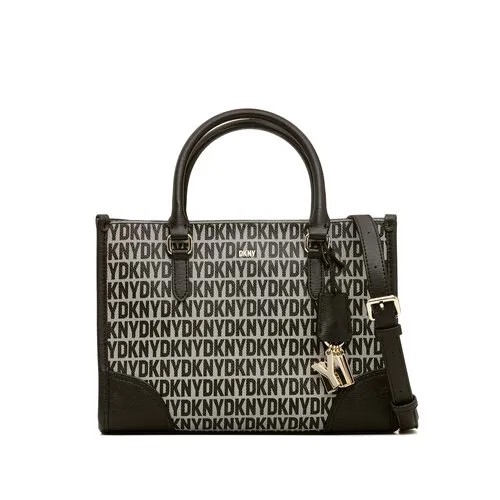 Сумка тоут DKNY, черный/серый