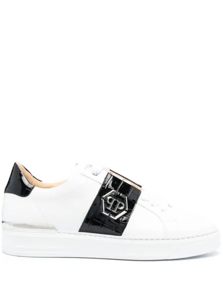 Philipp Plein кеды с логотипом, белый