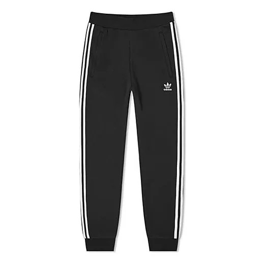 Спортивные штаны adidas originals Classic Side Stripe Bundle Feet Casual Running Sports Pants Black, черный