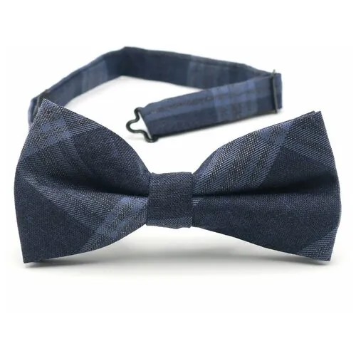 Бабочка GENTLETEAM, однотонная, в полоску, для мужчин, синий