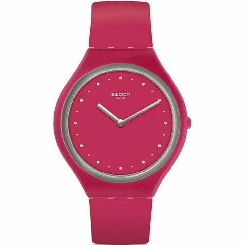 Наручные часы swatch svor101, розовый, красный