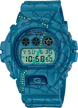 Японские наручные  мужские часы Casio DW-6900SBY-2. Коллекция G-Shock