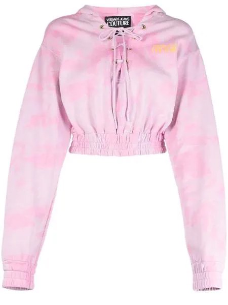 Versace Jeans Couture худи со шнуровкой