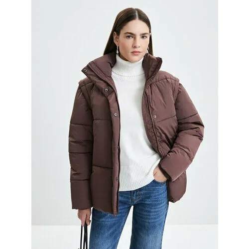 Куртка Zarina, размер XS (RU 42), коричневый