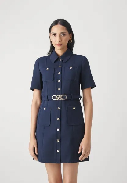 Платье-рубашка Mod Belt Dress MICHAEL Michael Kors, цвет midnight blue