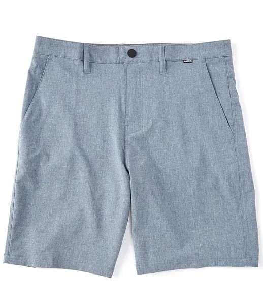 Hurley Mid-Rise Phantom 20Гибридные шорты с внешним швом, синий