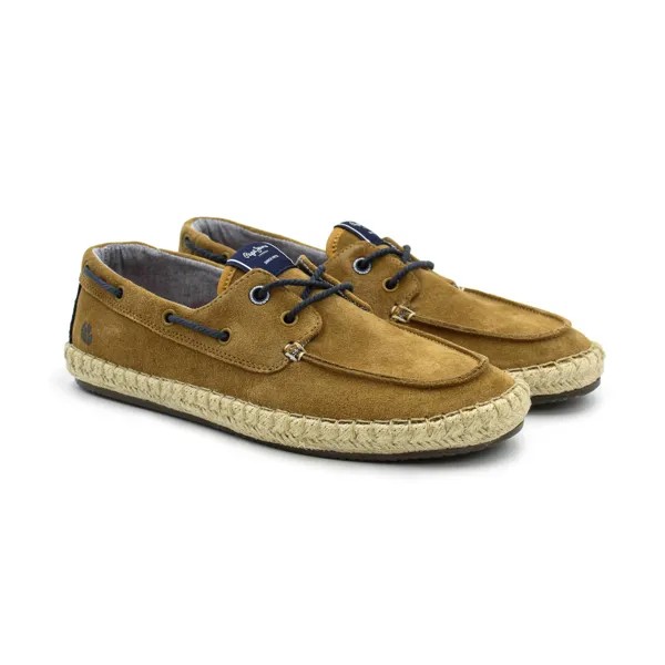 Топсайдеры мужские Pepe Jeans London TOURIST DECK PMS10301 коричневые 41 EU