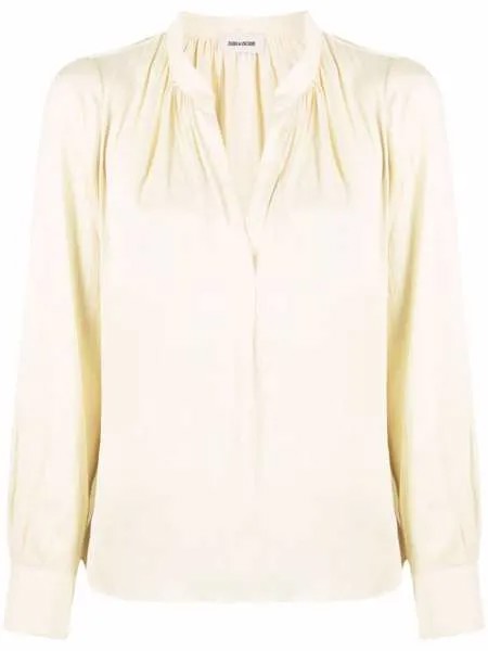 Zadig&Voltaire атласная блузка Tink