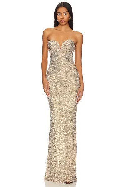 Платье Nookie Lumiere Gown, золотой