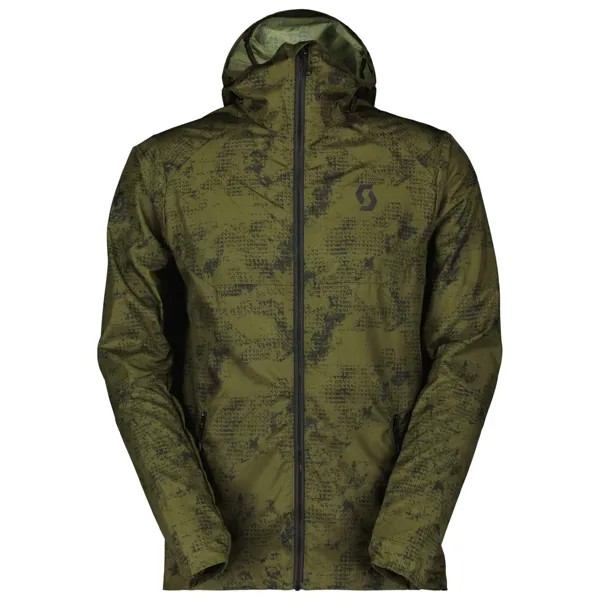 Ветровка Scott Explorair Light WB, цвет Fir Green/Black