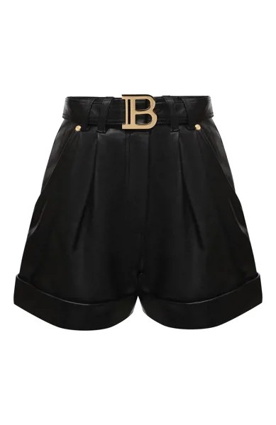 Кожаные шорты Balmain