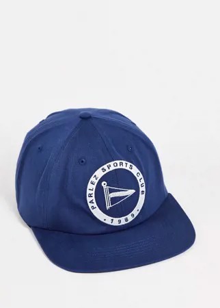 Темно-синяя 6-панельная кепка Parlez Gaff-Темно-синий