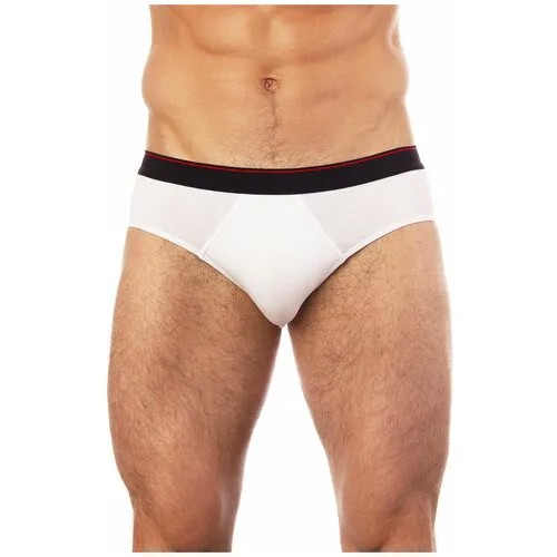Трусы мужские слипы, брифы, хлопковые Uomo Fiero 030FS-белый-50